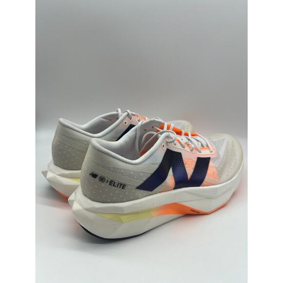 New Balance FuelCell SuperComp Elite v4 White Angora Men\'s Size 10.5D MRCELCW4 main image 4
